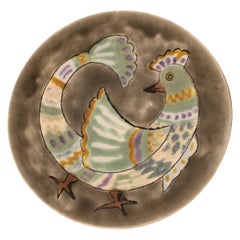 Ceramic plate, 20th century, France 20th century
