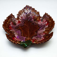 Mid-Century Modern Ceramic Plate, Unknown Artist, France, 1960