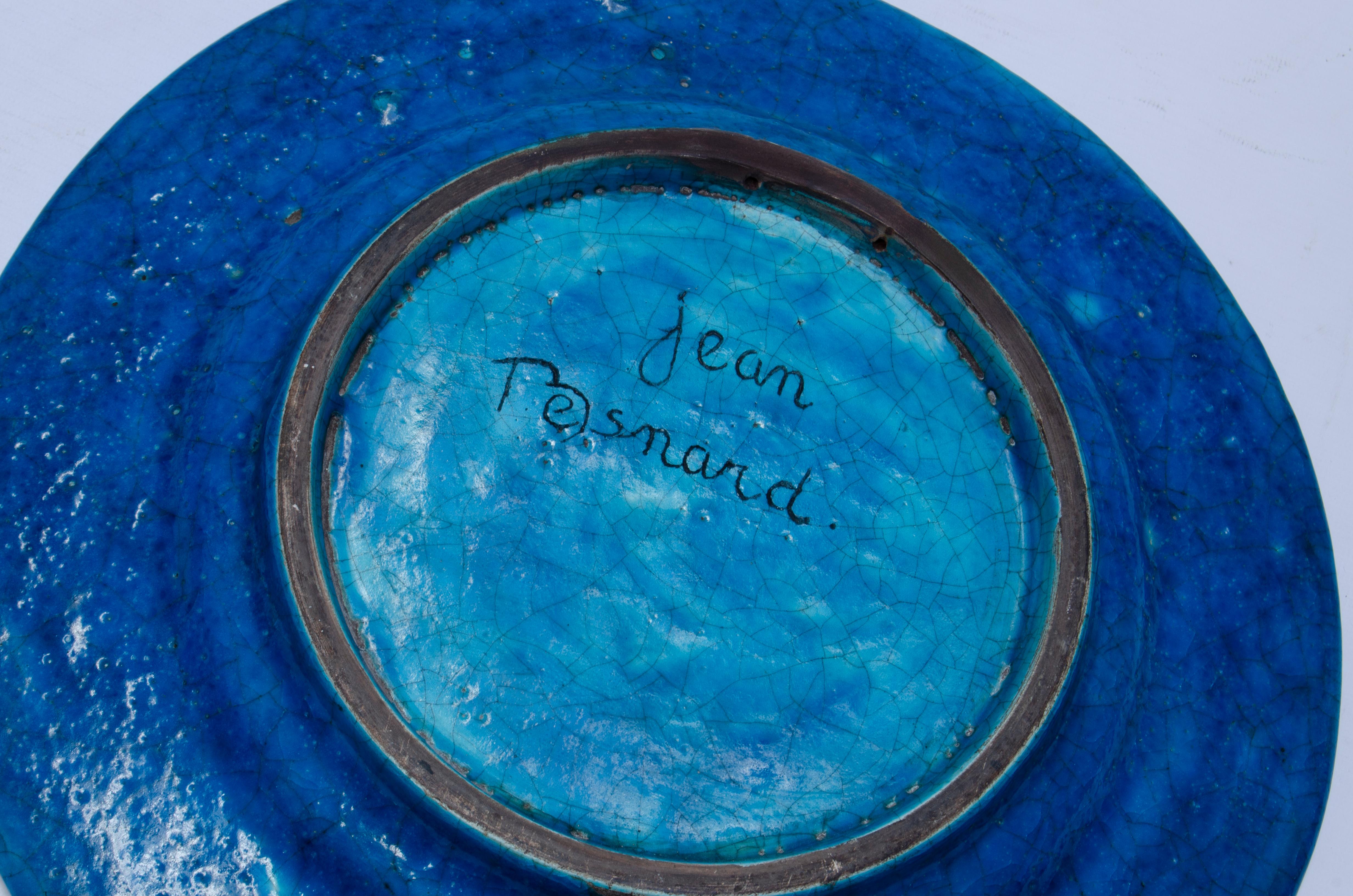 Francese Piatto in ceramica 