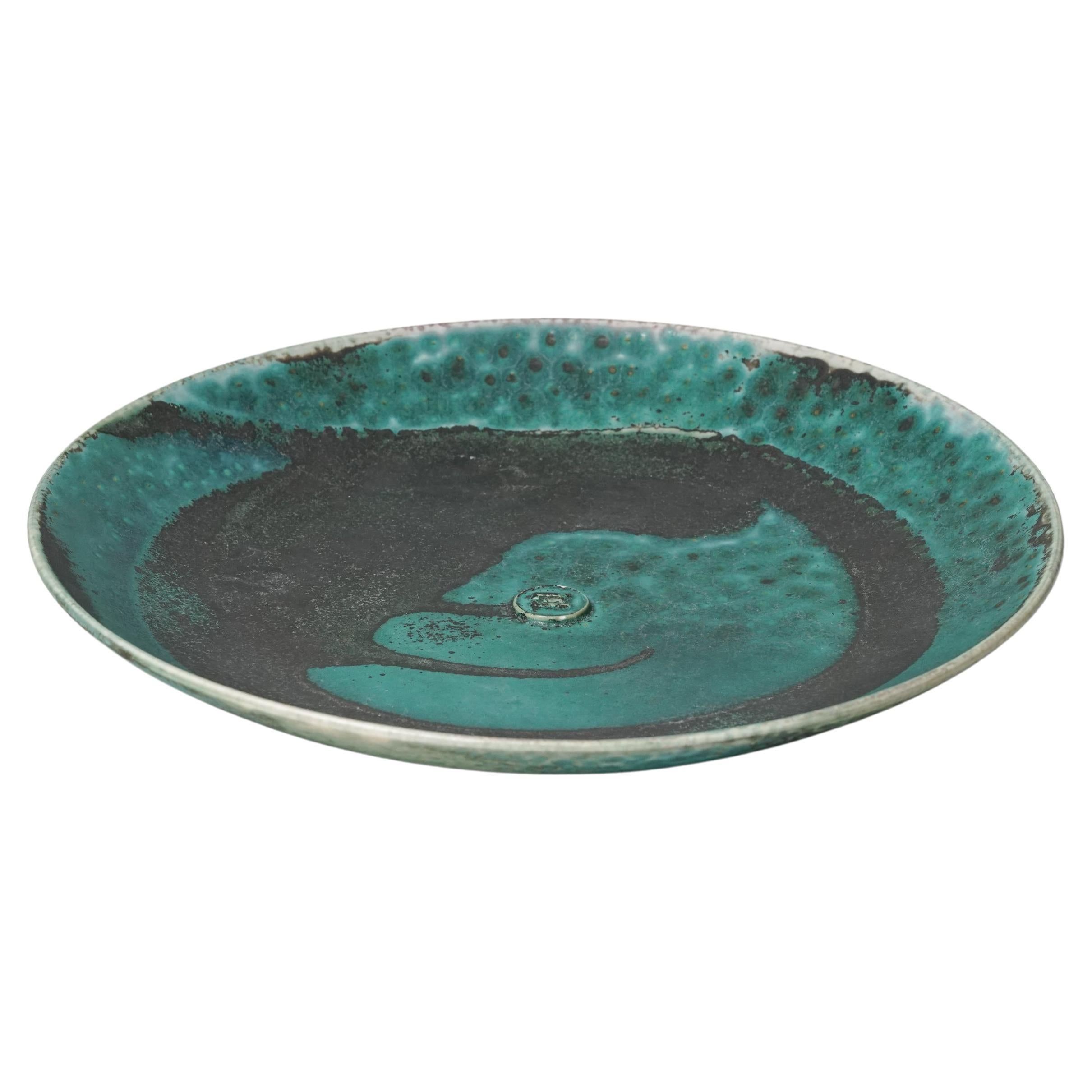 Ceramic Plate by Annikki Hovisaari for Arabia, 1950s For Sale