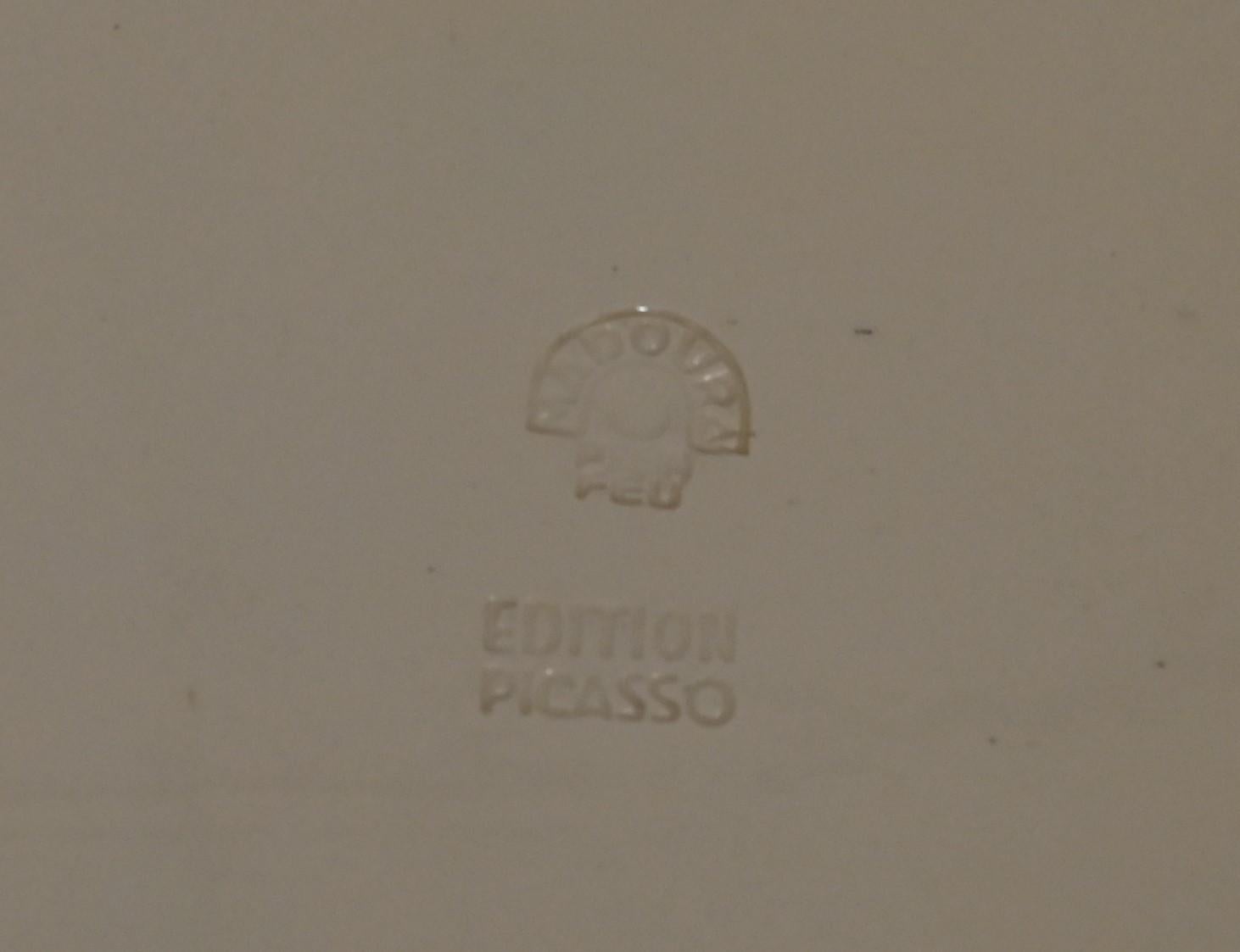 Keramischer Teller von Pablo Picasso, 1953 im Angebot 7