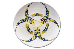 Ceramic Plate by Pantoù Ceramics Hand Painted Glazed Earthenware Contemporary