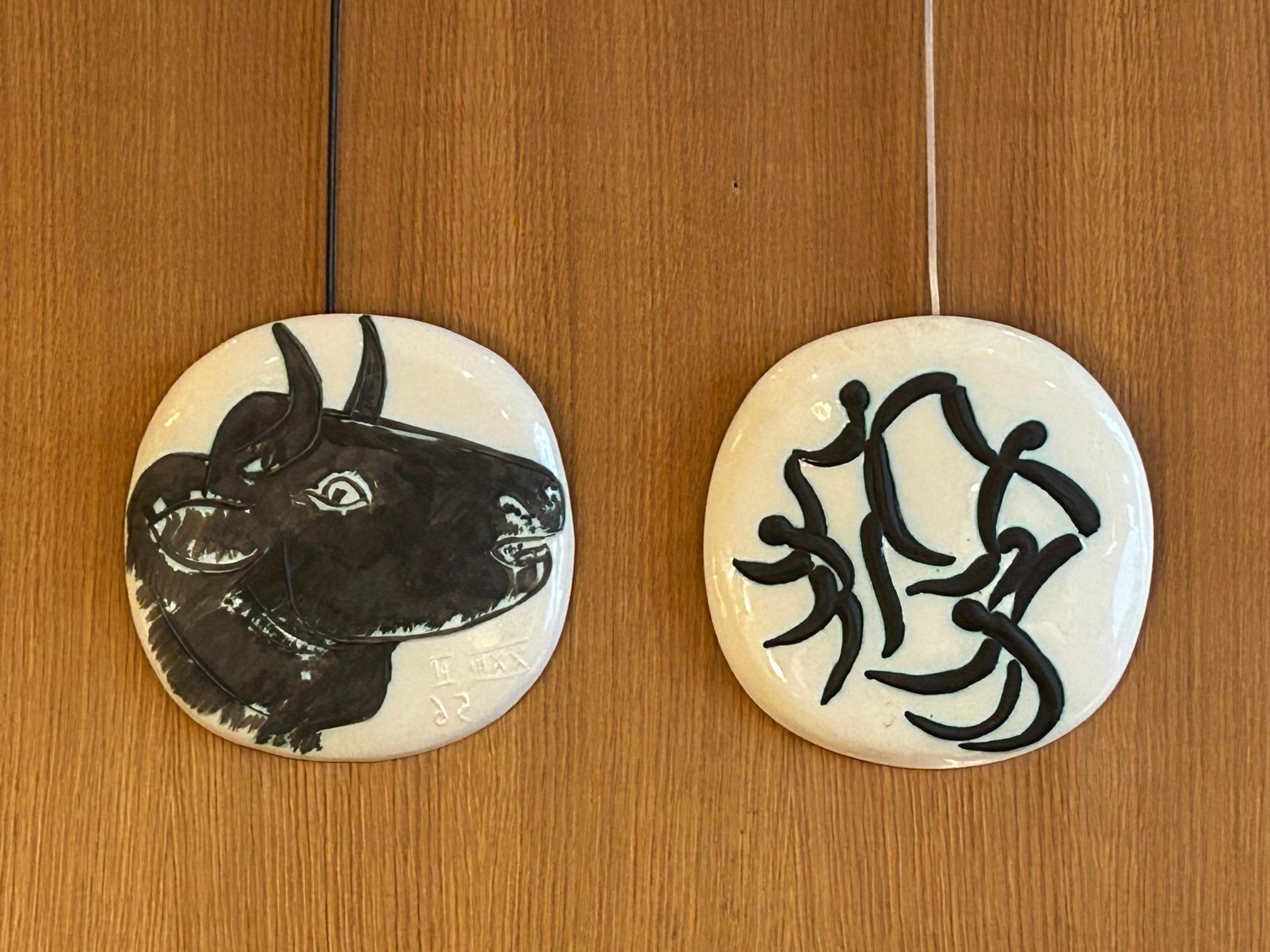 Keramikteller Madoura Picasso, limitierte Auflage 
