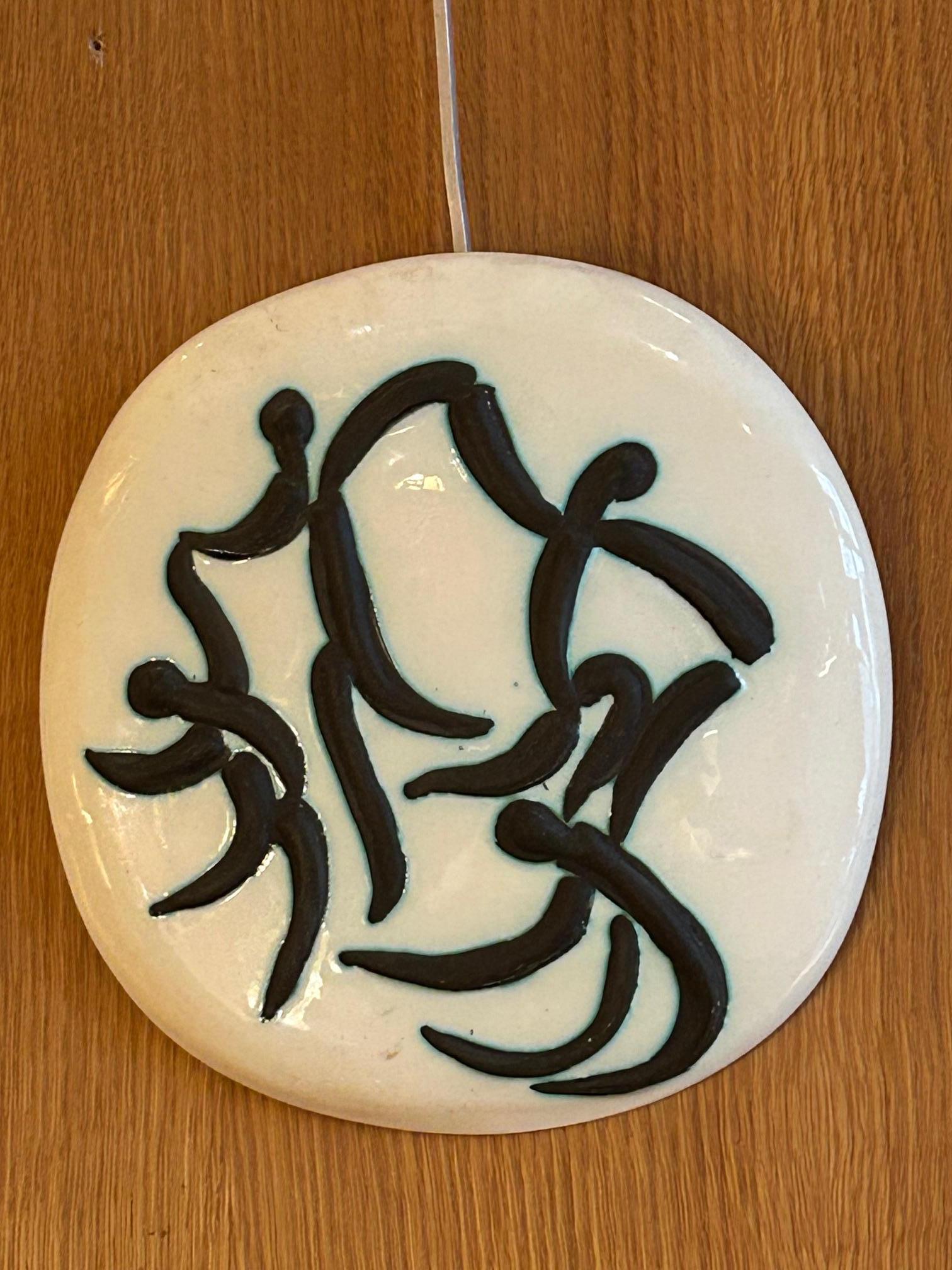 Keramikteller Madoura Picasso, limitierte Auflage 