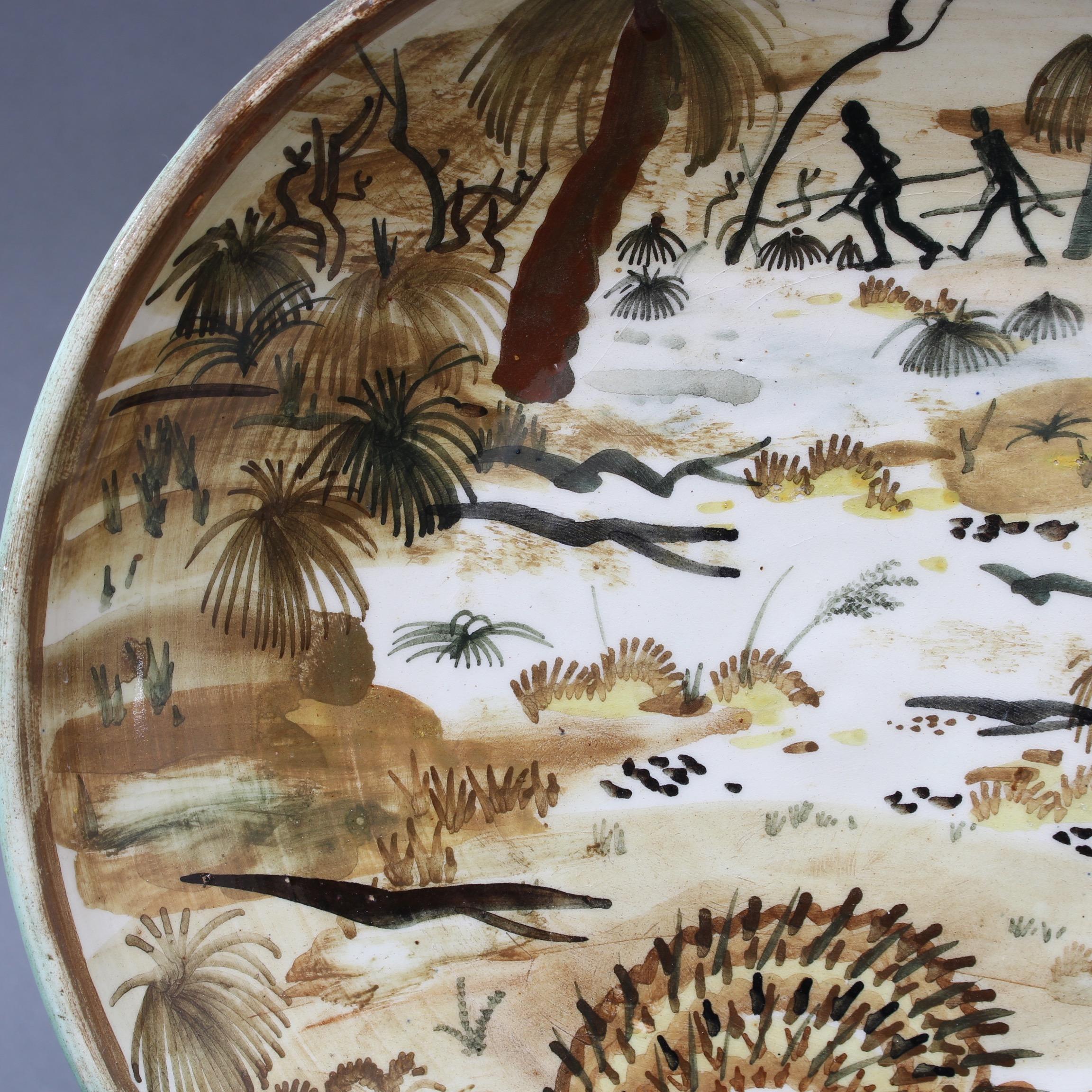 Ceramic Plate of Australian Bush by Neil Douglas for Arthur Merric Boyd 4