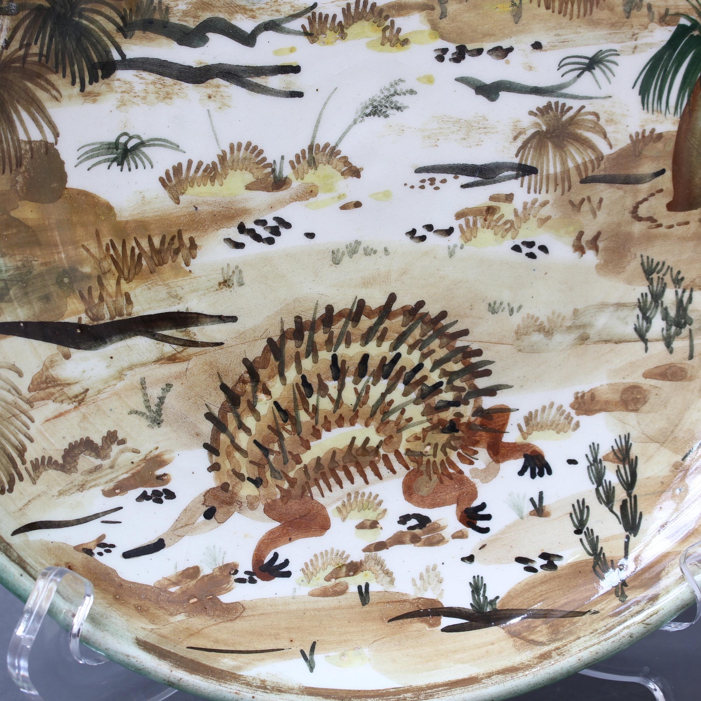 Ceramic Plate of Australian Bush by Neil Douglas for Arthur Merric Boyd 2