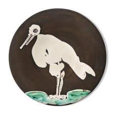 Pablo Picasso Ceramic Plate 'Oiseau No.83'