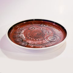 Ceramic Plate 'Sarek', Design Olle Alberius for Rörstrand