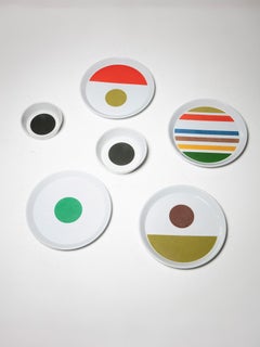 Ceramic Plates by Gio Ponti for Ceramica Franco Pozzi, Italy, 1960s