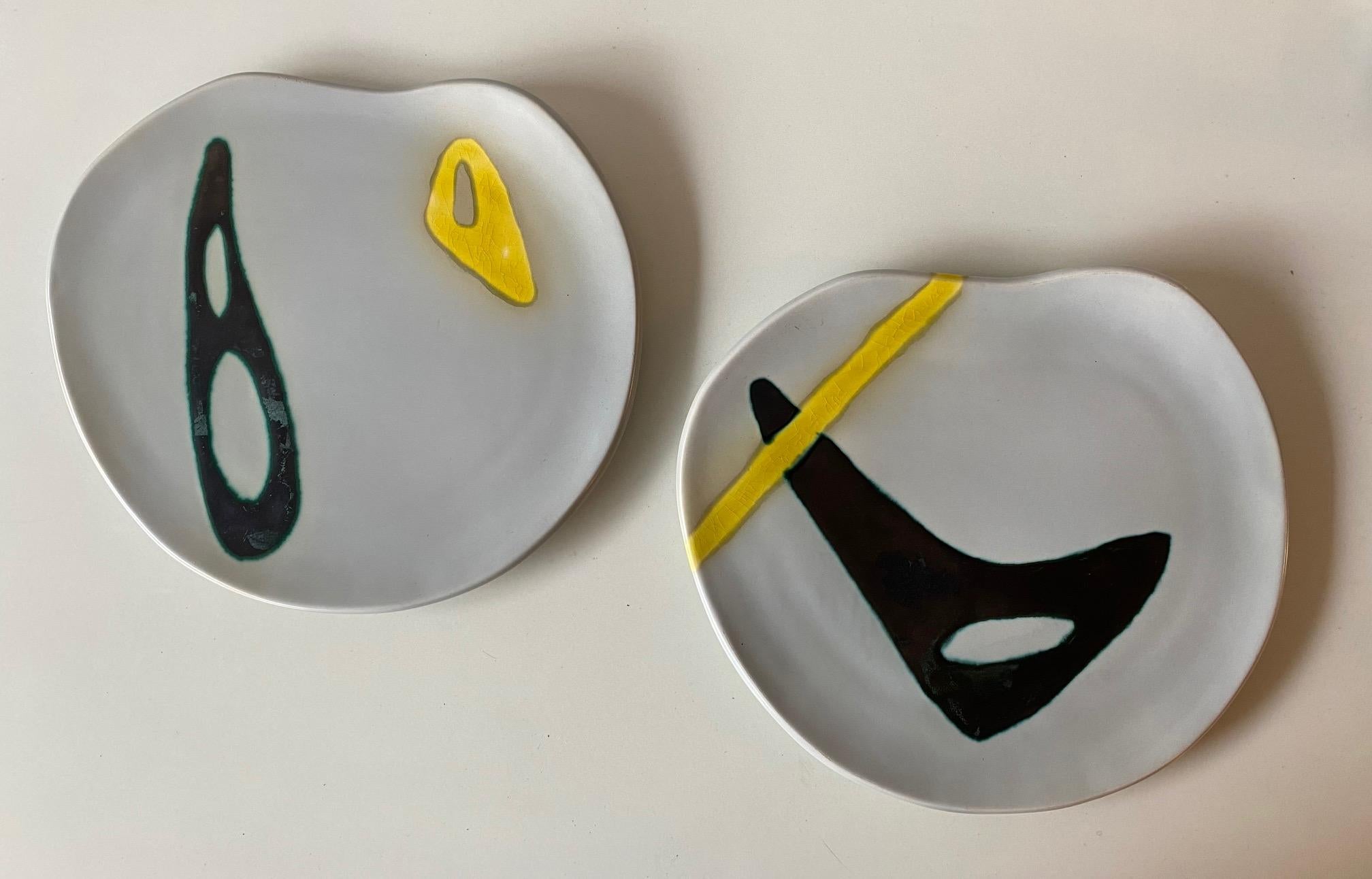 Ceramic Plateq by Peter Orlando, France, 1960s
American artist who worked (1953-2009) and died in France.