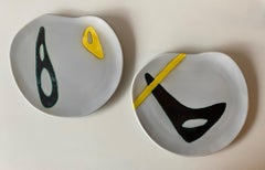 Ceramic Plates by Peter Orlando, France, 1960s