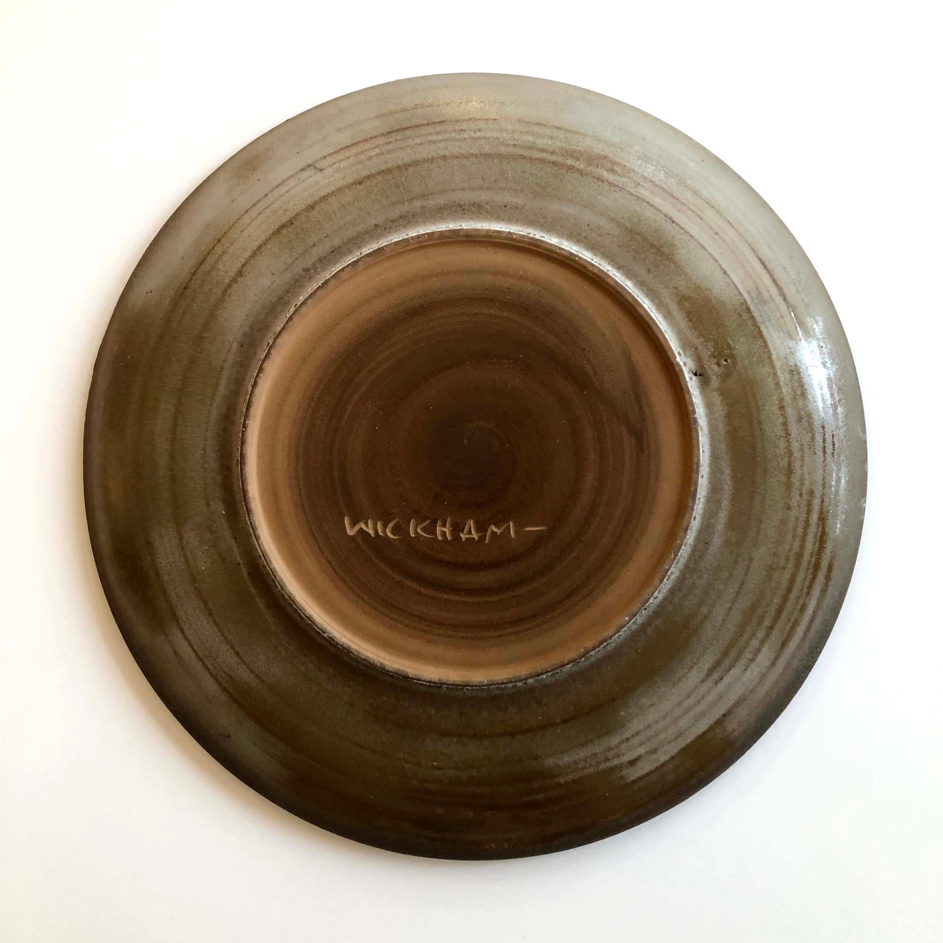 Ceramic Platter by Nancy Wickham Boyd For Sale 1