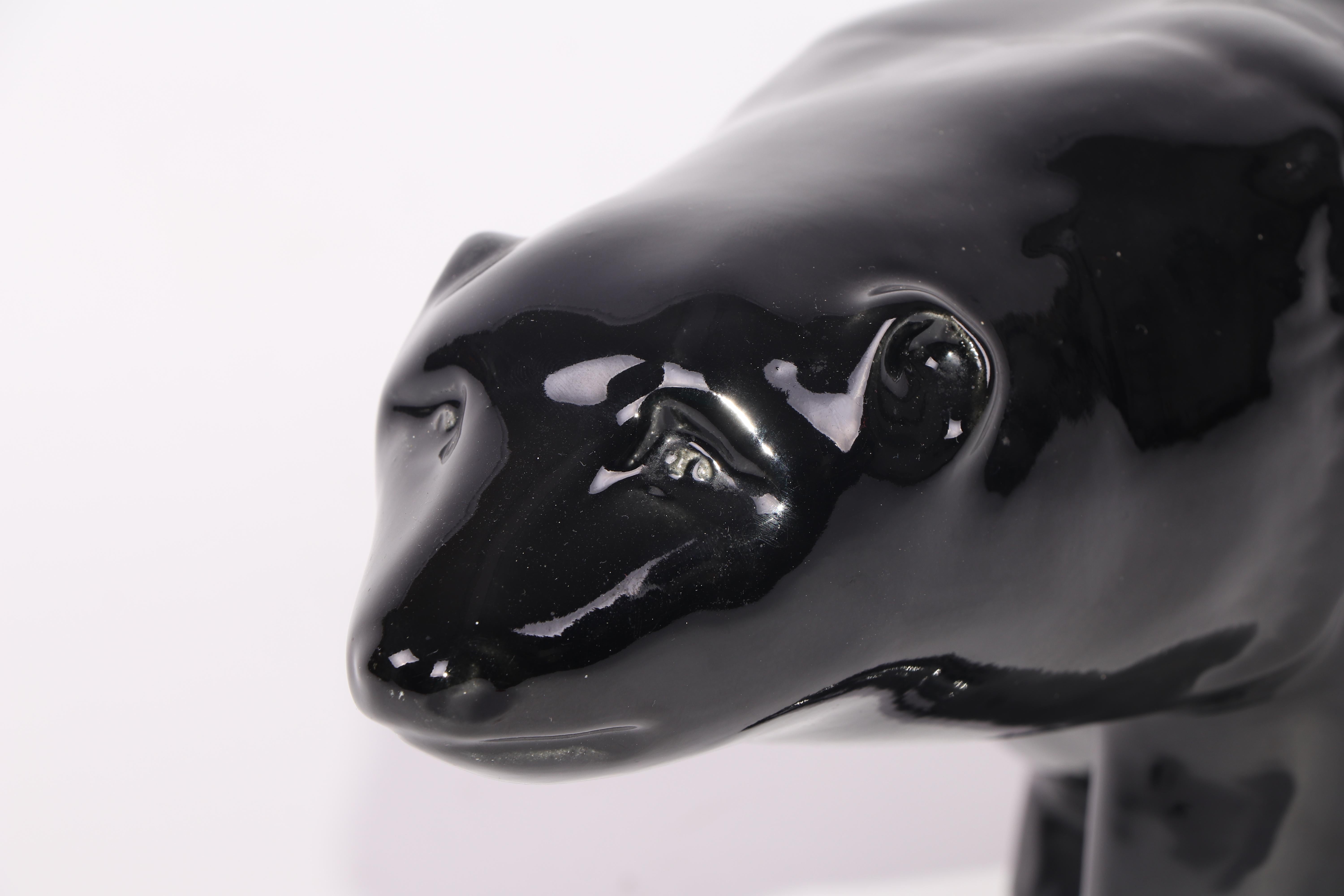 Ceramica Orso polare in ceramica, Francia, anni '50 in vendita