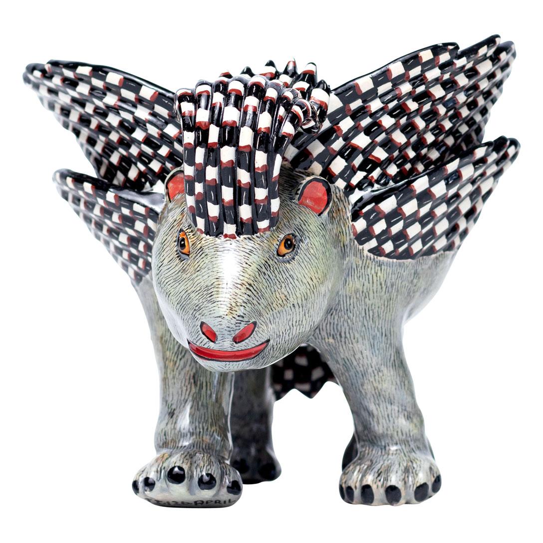 Ceramic  Porcupine  Peanut Bowl , hand made in South Africa 4