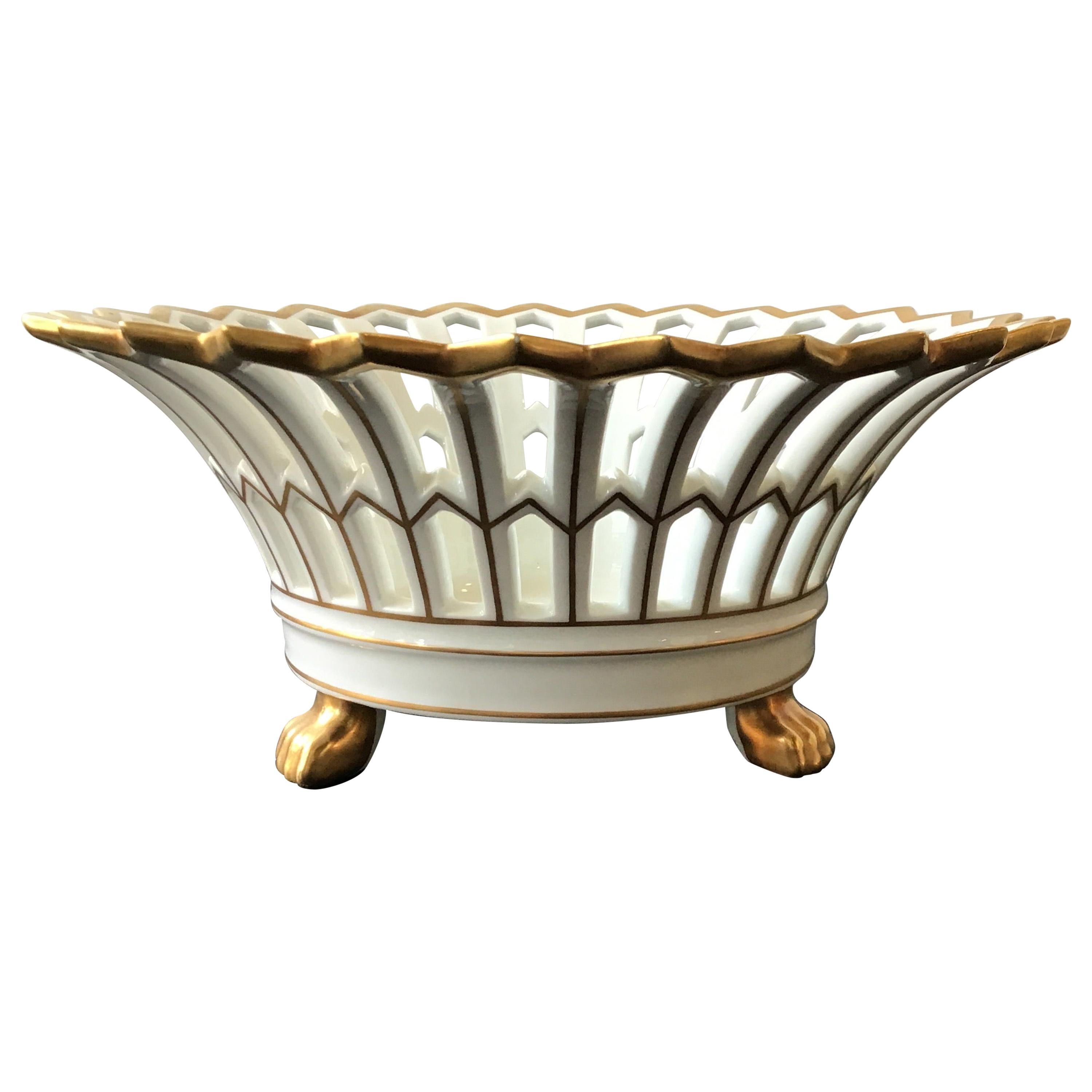 Ceramic Portuguese Lattice Bowl