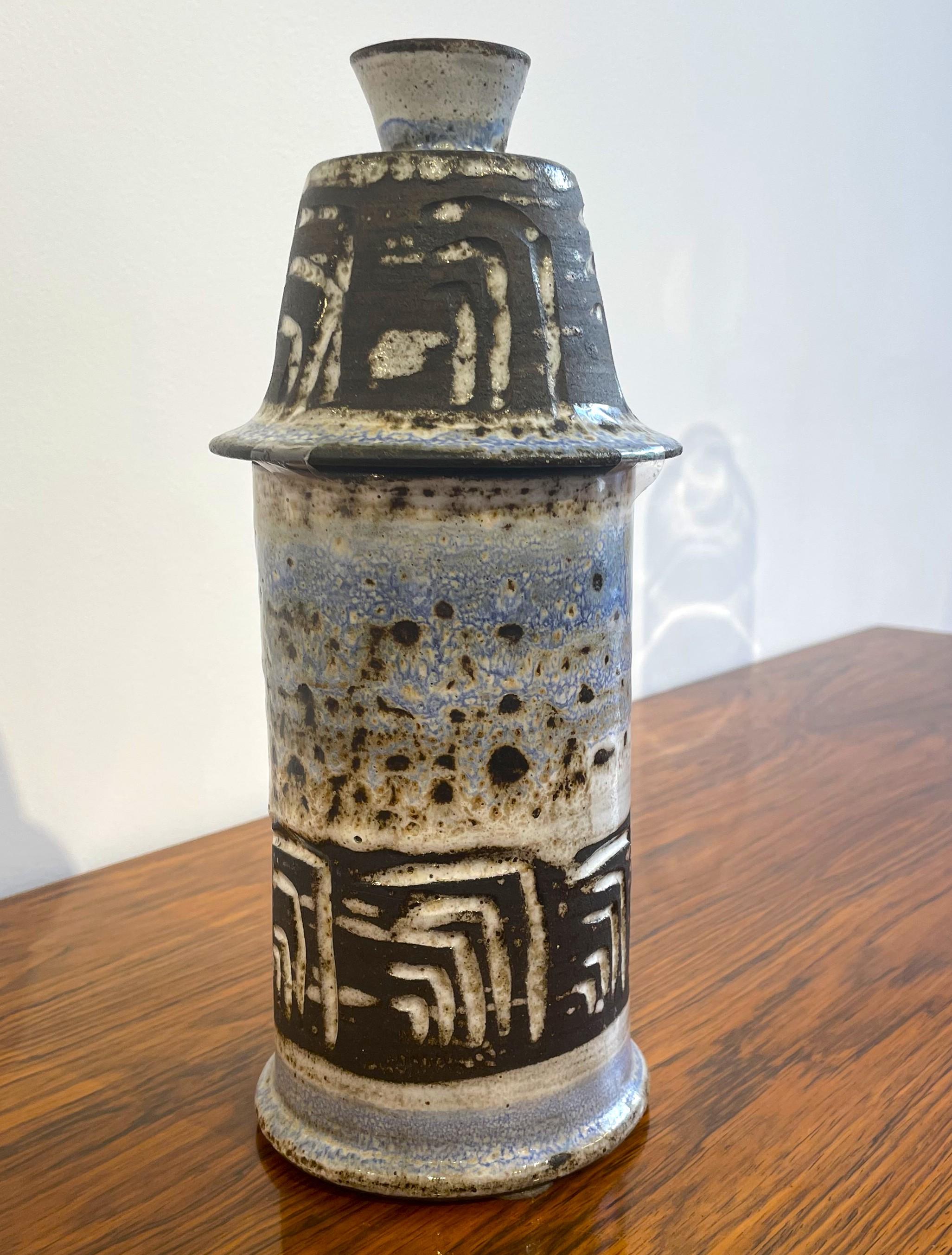 Ceramica Vaso in ceramica di Albert Thiry, laboratorio Thiry - Vallauris, anni 60/70. in vendita