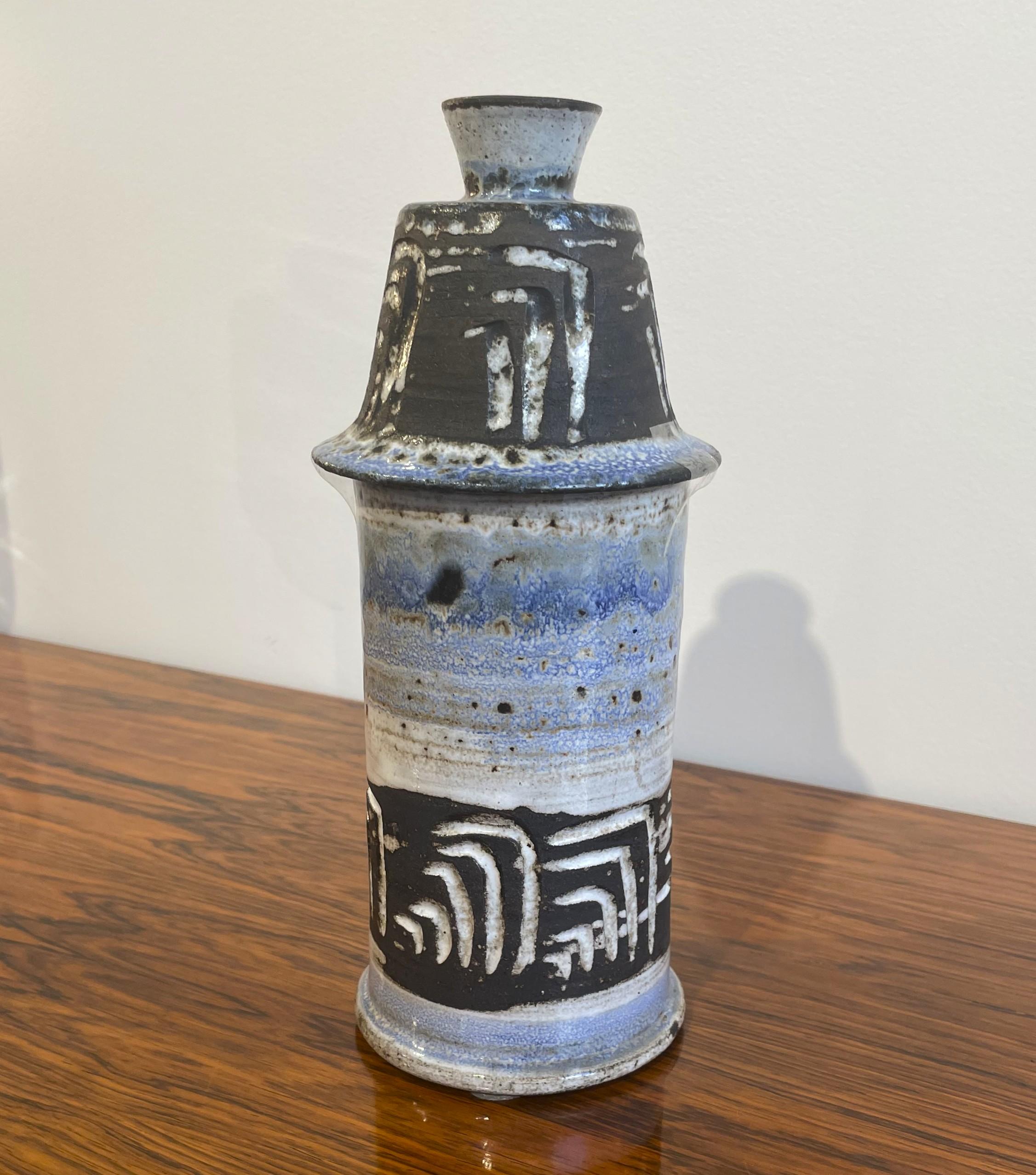 Vaso in ceramica di Albert Thiry, laboratorio Thiry - Vallauris, anni 60/70. in vendita 1