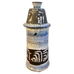 Olla de cerámica de Albert Thiry, taller Thiry - Vallauris, años 60 / 70.