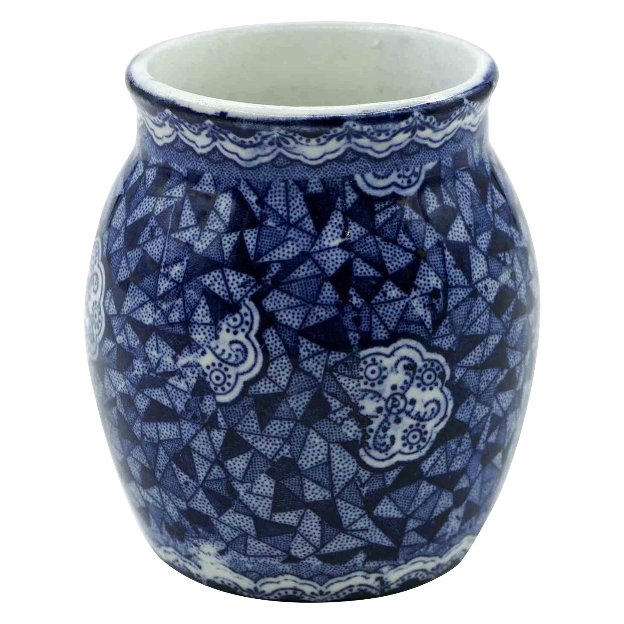 Keramiktopf von Franz Anton Mehlem, 19. Jahrhundert im Angebot