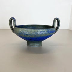 Ceramic Pottery "Amphore" Bowl  Shell by Karlsruher Majolika, Germany, 1950s