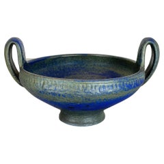 Vintage Ceramic Pottery "Amphore" Bowl  Shell by Karlsruher Majolika, Germany, 1950s