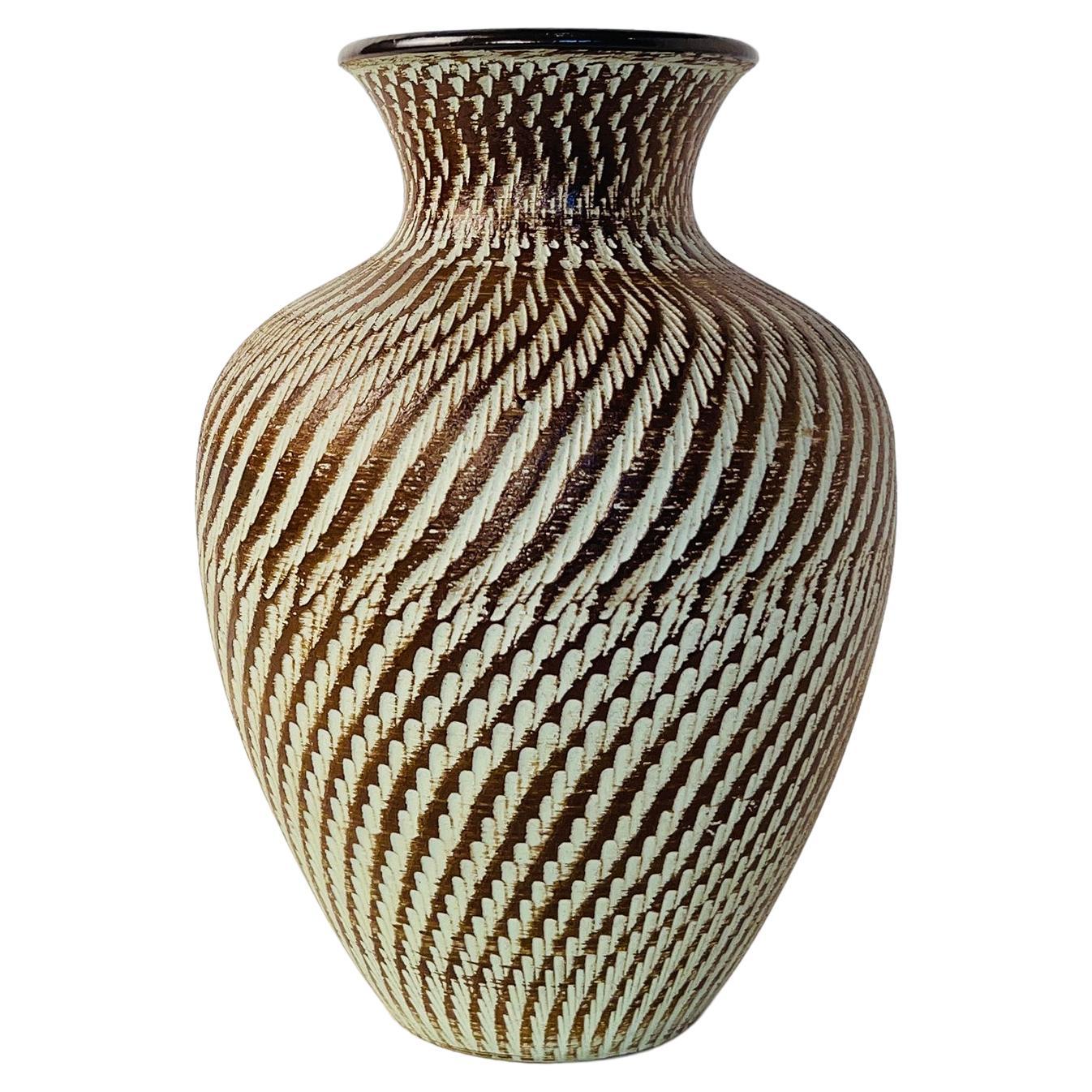 Vase aus Keramik von Dümler und Breiden. Deutschland, 1950er Jahre