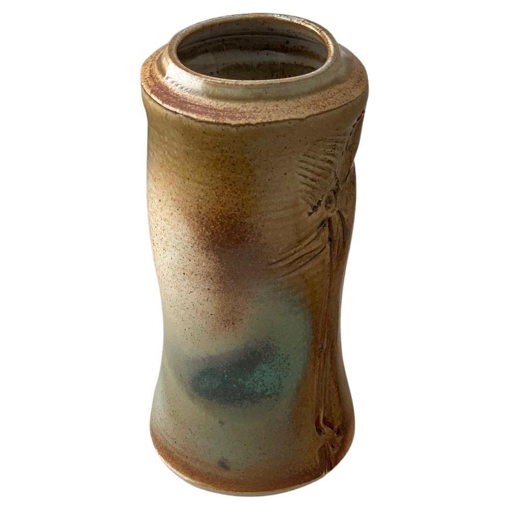 Post-Modern Ceramic Pottery Vase For Sale