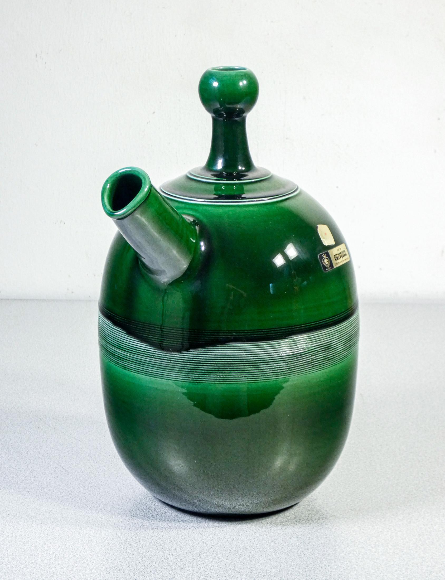 Italian Ceramic Pourer, Design Ambrogio Pozzi for Ceramica Franco Pozzi, Italy, 1970s