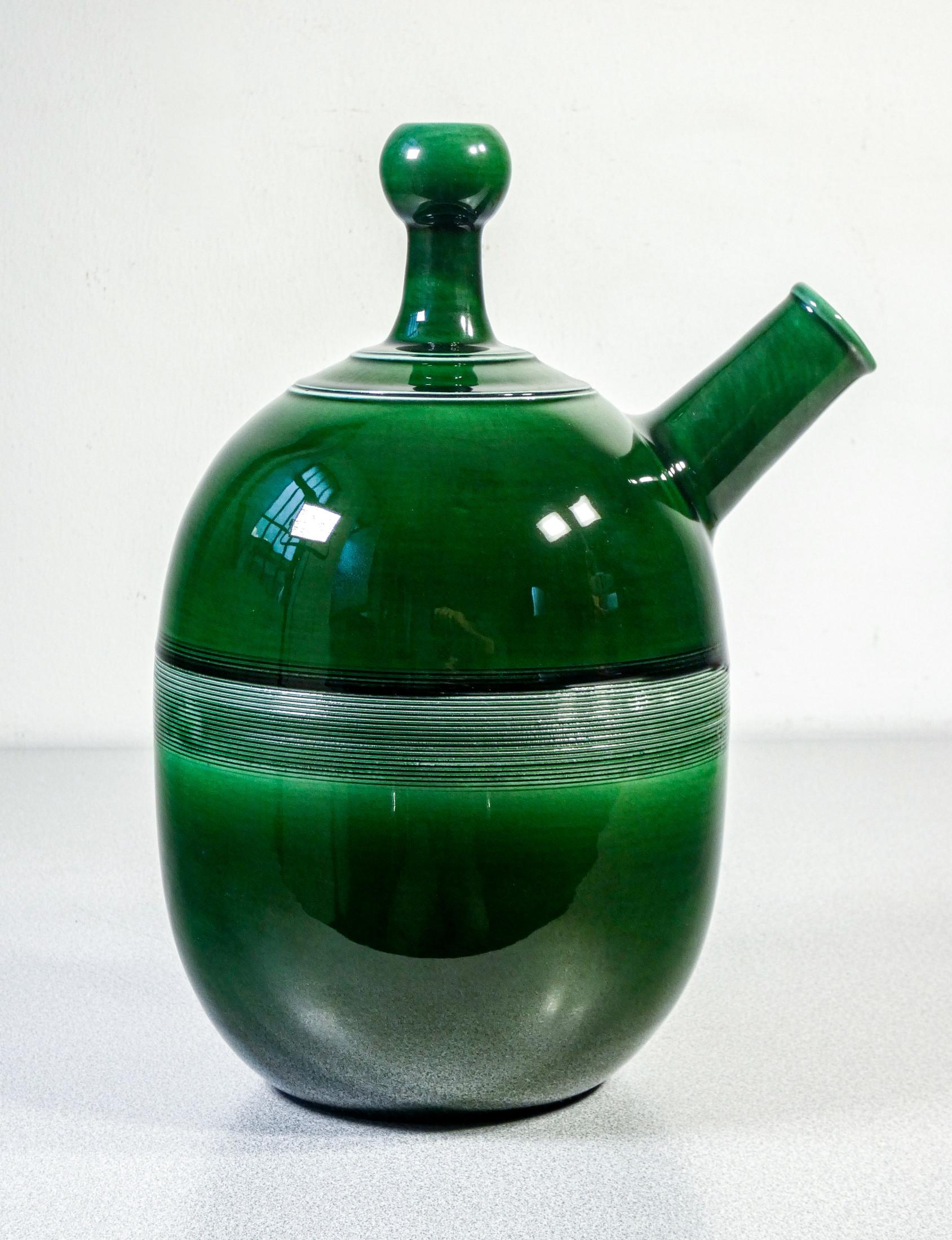Late 20th Century Ceramic Pourer, Design Ambrogio Pozzi for Ceramica Franco Pozzi, Italy, 1970s