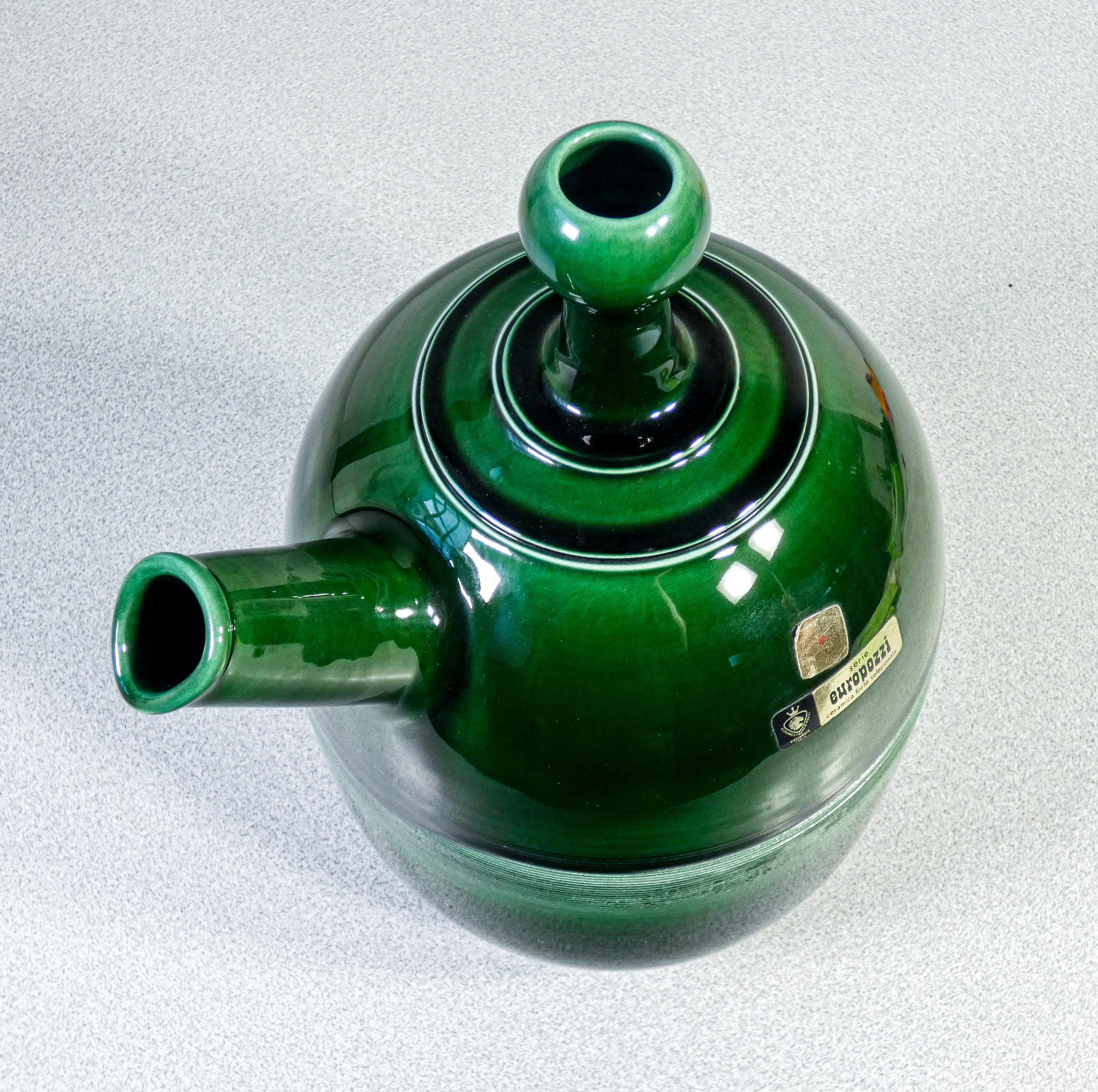 Ceramic Pourer, Design Ambrogio Pozzi for Ceramica Franco Pozzi, Italy, 1970s 2