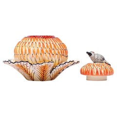 Portagioie Protea in ceramica  , realizzato a mano in Sudafrica