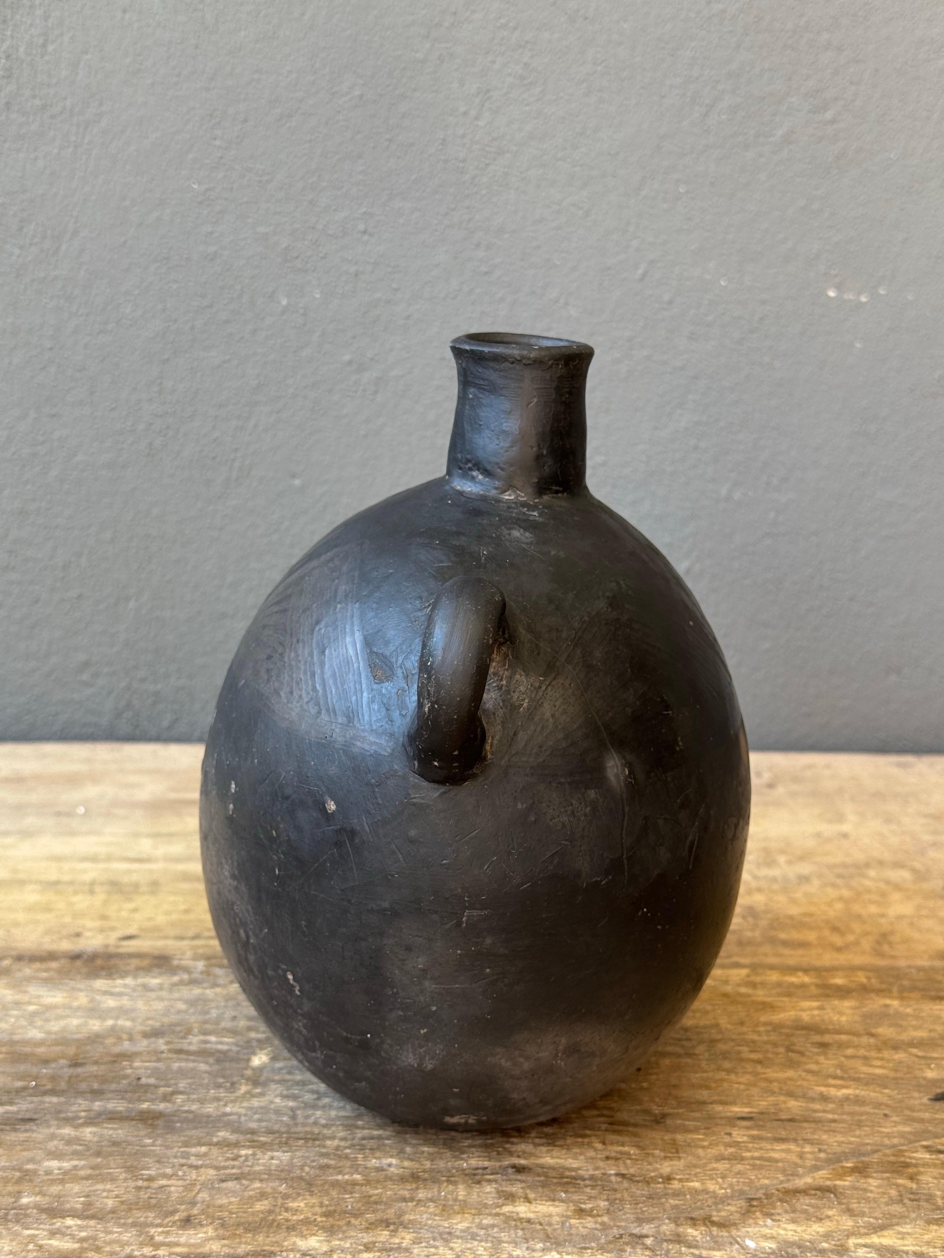 Artisanat Cantine à pulque en céramique de Coyotepec, Oaxaca, vers 1950 en vente