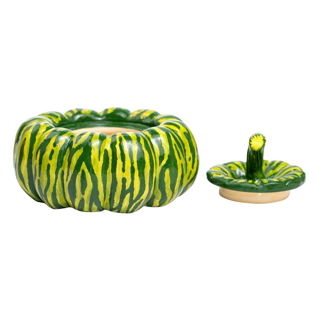 South African Ceramic Pumpkin Box , hand made in South Africa For Sale