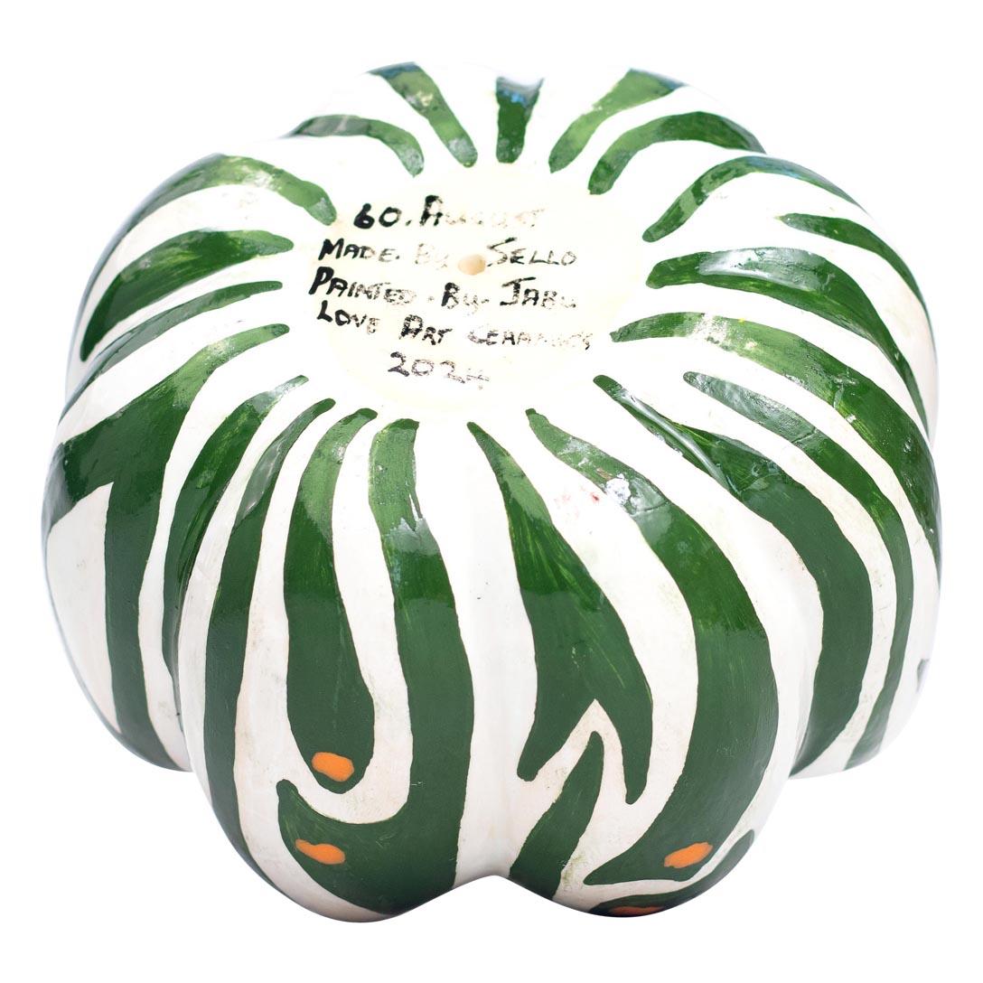 Modern Ceramic Pumpkin , hand made in South Africa For Sale