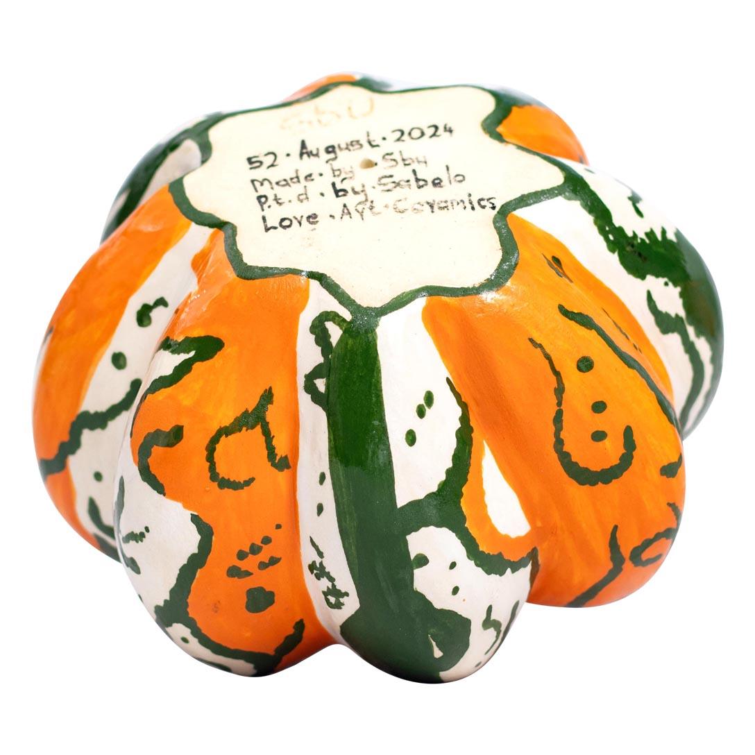 Moderno Zucca in ceramica  , realizzato a mano in Sudafrica in vendita