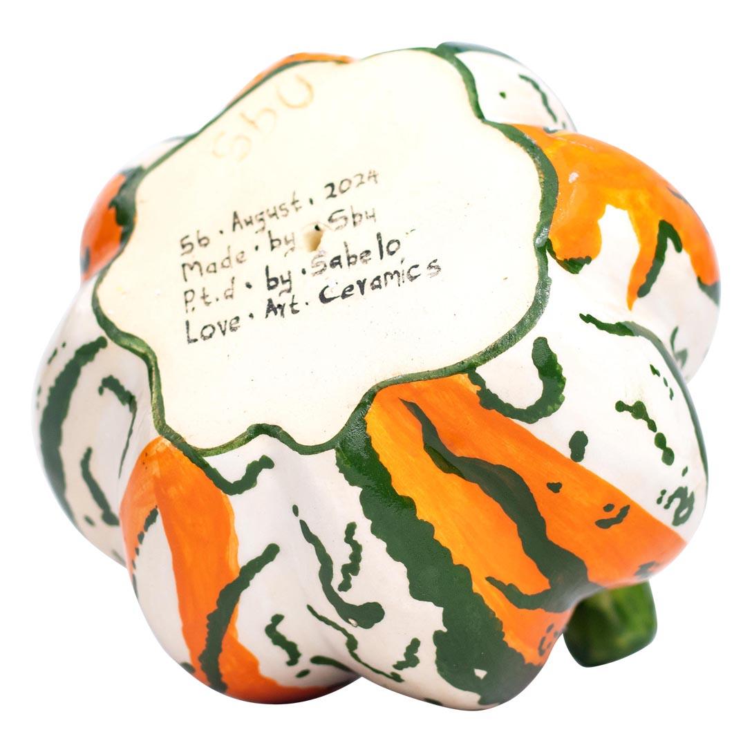 Moderno Zucca in ceramica  , realizzato a mano in Sudafrica in vendita