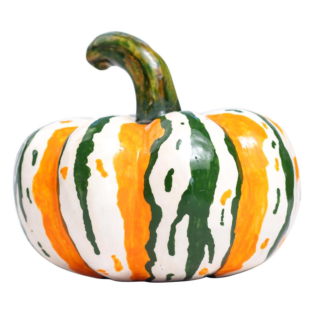 Fired Ceramic Pumpkin , hand made in South Africa For Sale