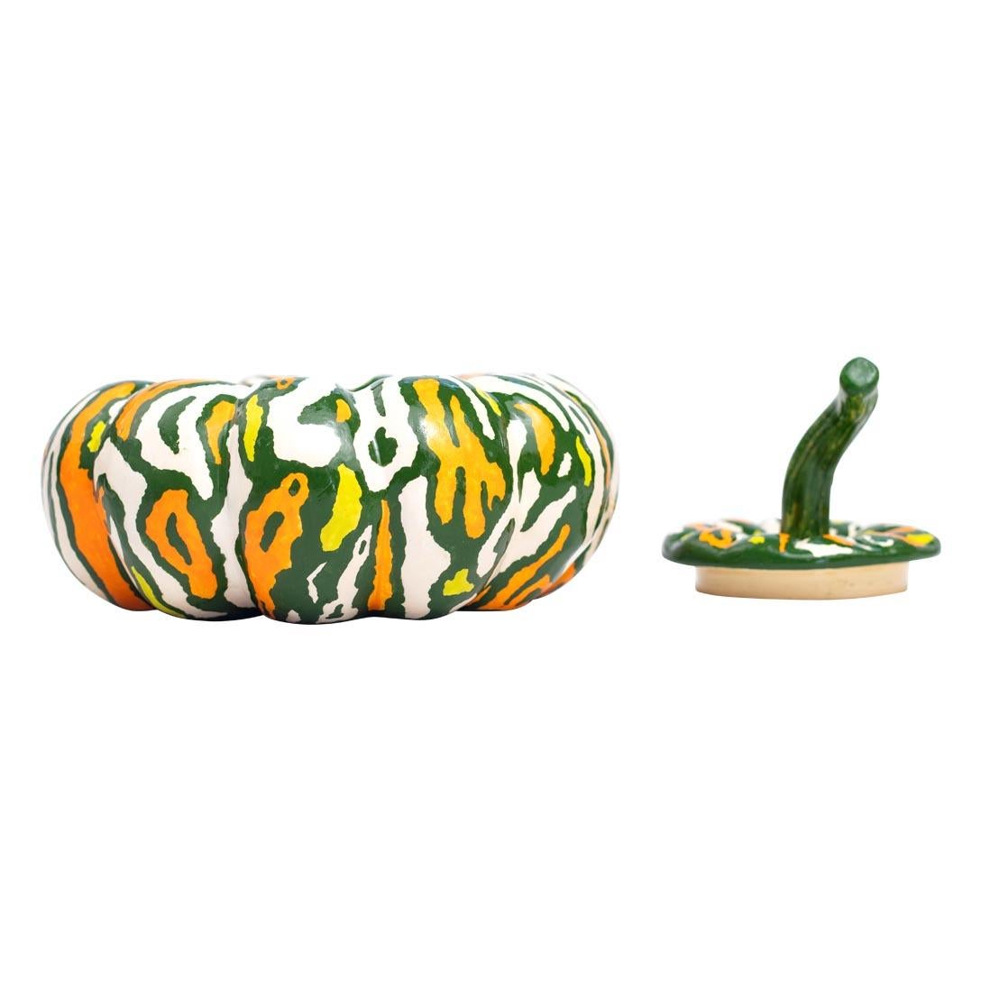 Fired Ceramic Pumpkin , hand made in South Africa For Sale