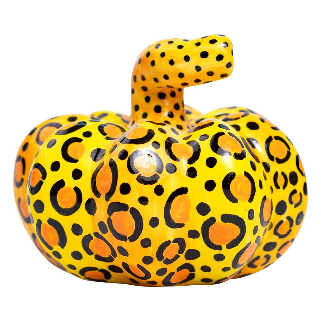 Fired Ceramic Pumpkin  , hand made in South Africa For Sale