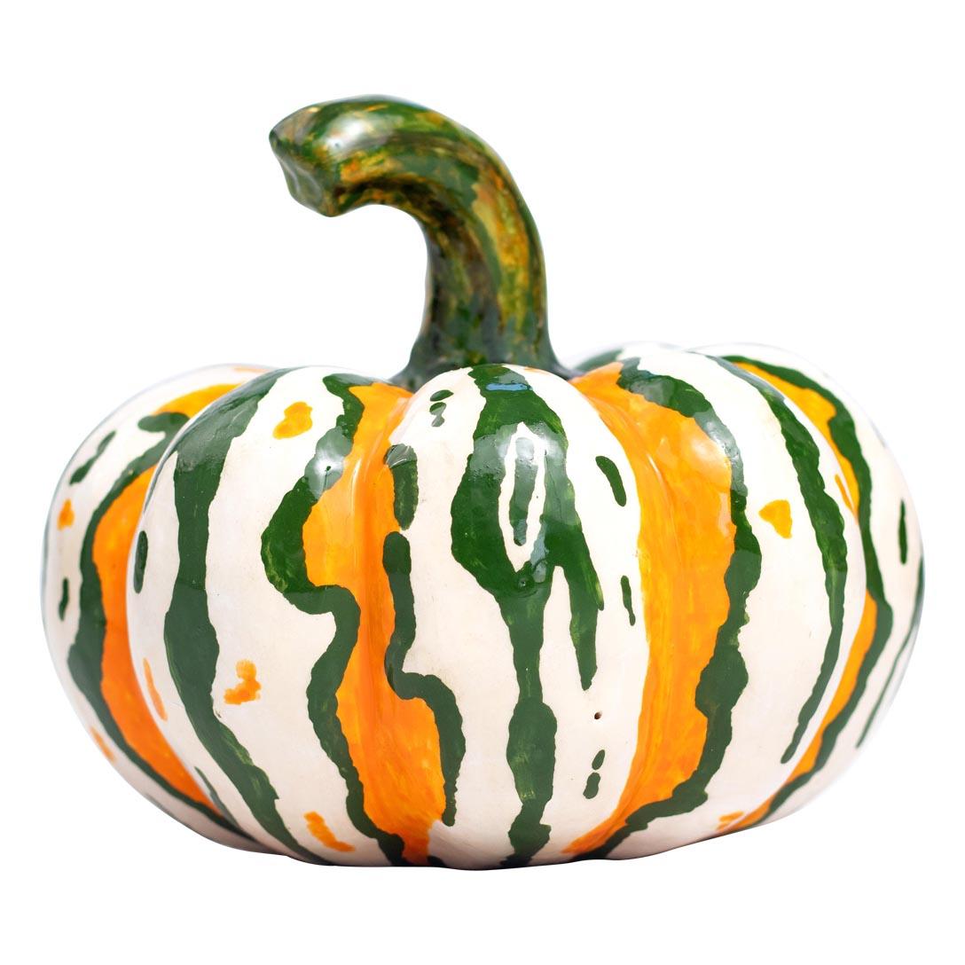 Ceramic Pumpkin , hand made in South Africa In New Condition For Sale In North Miami, FL