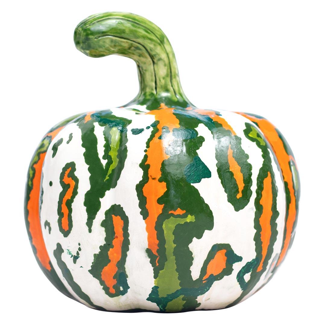 Ceramic Pumpkin  , hand made in South Africa In New Condition For Sale In North Miami, FL