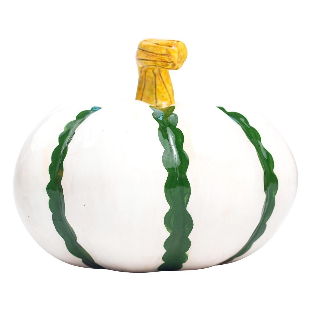 XXI secolo e contemporaneo Zucca in ceramica, realizzata a mano in Sudafrica in vendita