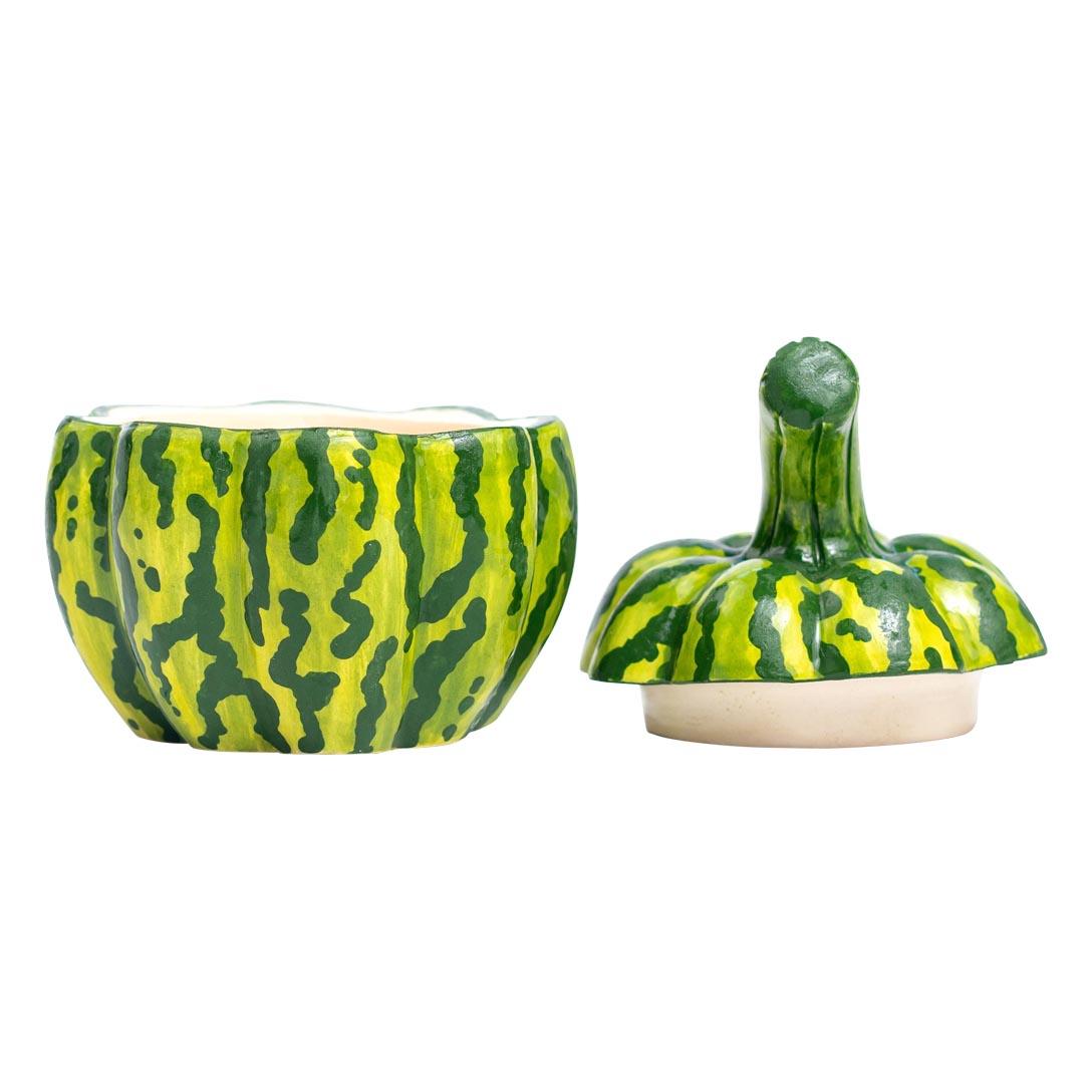 Modern Ceramic Pumpkin Jewelry Box  , hand made in South Africa For Sale