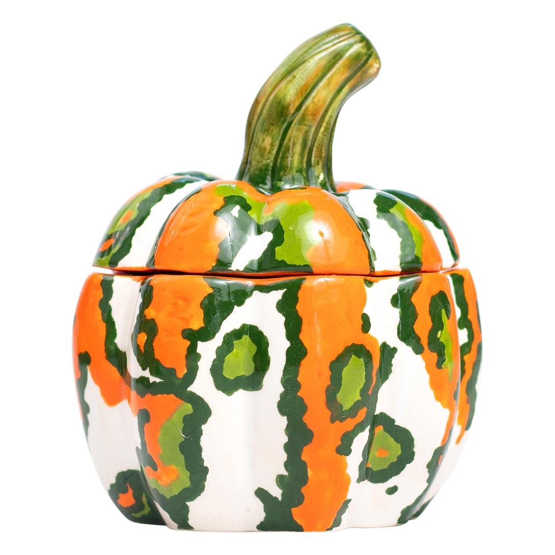 South African Ceramic Pumpkin Jewelry Box  , hand made in South Africa