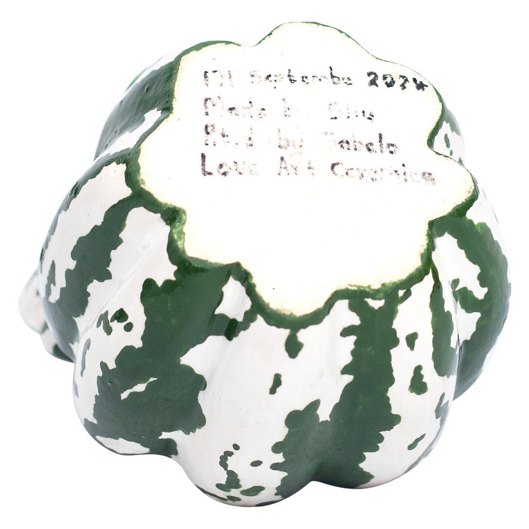 South African Ceramic Pumpkin Jewelry Box  , hand made in South Africa For Sale