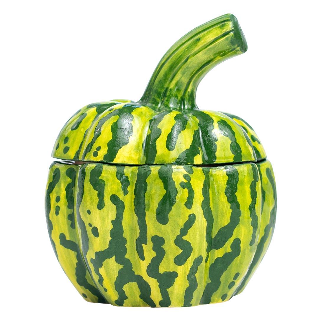 Ceramic Pumpkin Jewelry Box  , hand made in South Africa In Excellent Condition For Sale In North Miami, FL