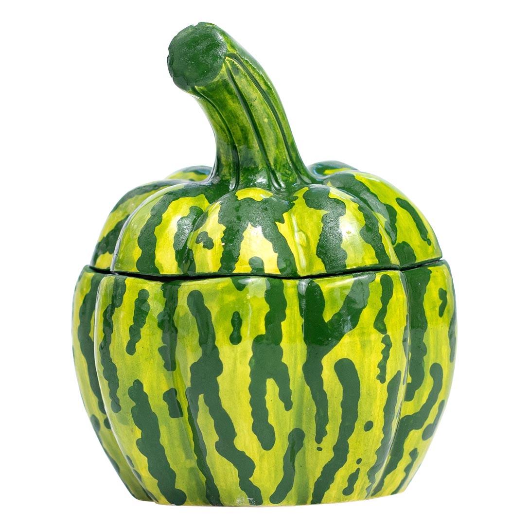 Contemporary Ceramic Pumpkin Jewelry Box  , hand made in South Africa For Sale