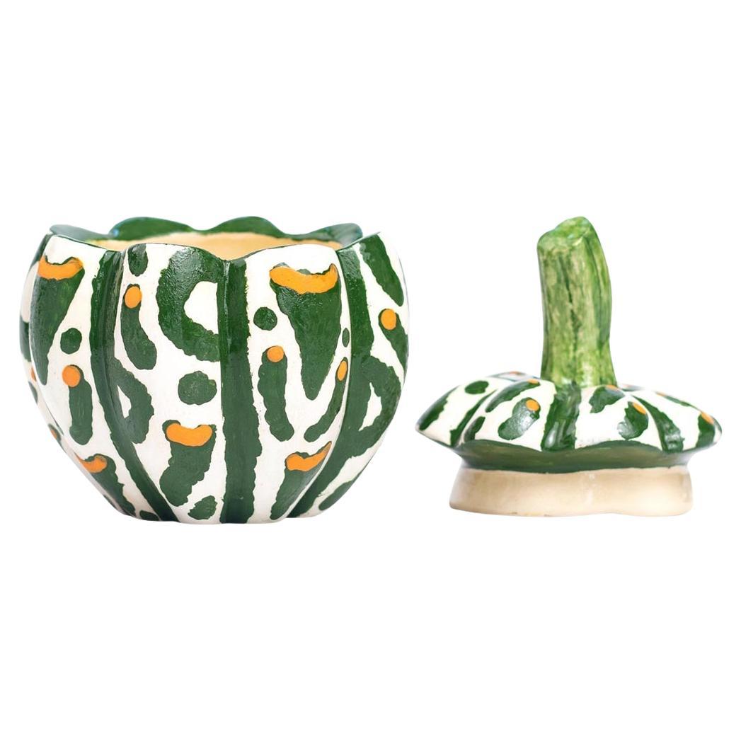 Ceramic Pumpkin Jewelry Box  , hand made in South Africa