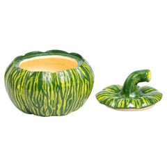 Zuppiera di zucca in ceramica  , realizzato a mano in Sudafrica