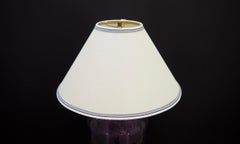 Ceramic Purple Lamp Vintage Danish Design, 1960s